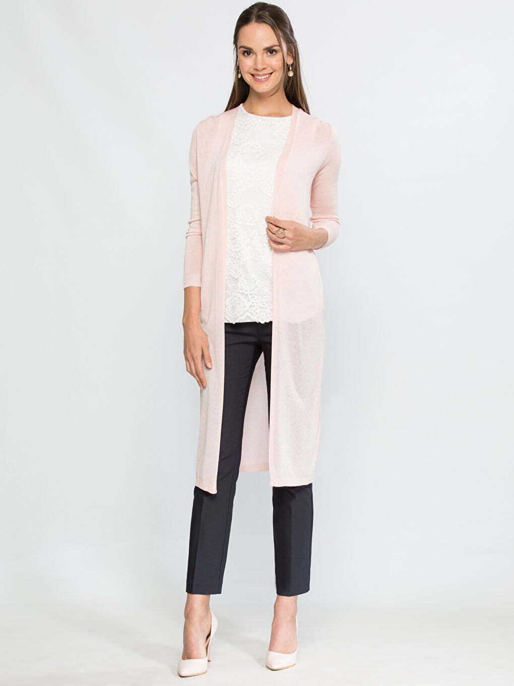 K.Şeftali Pembe Hırka