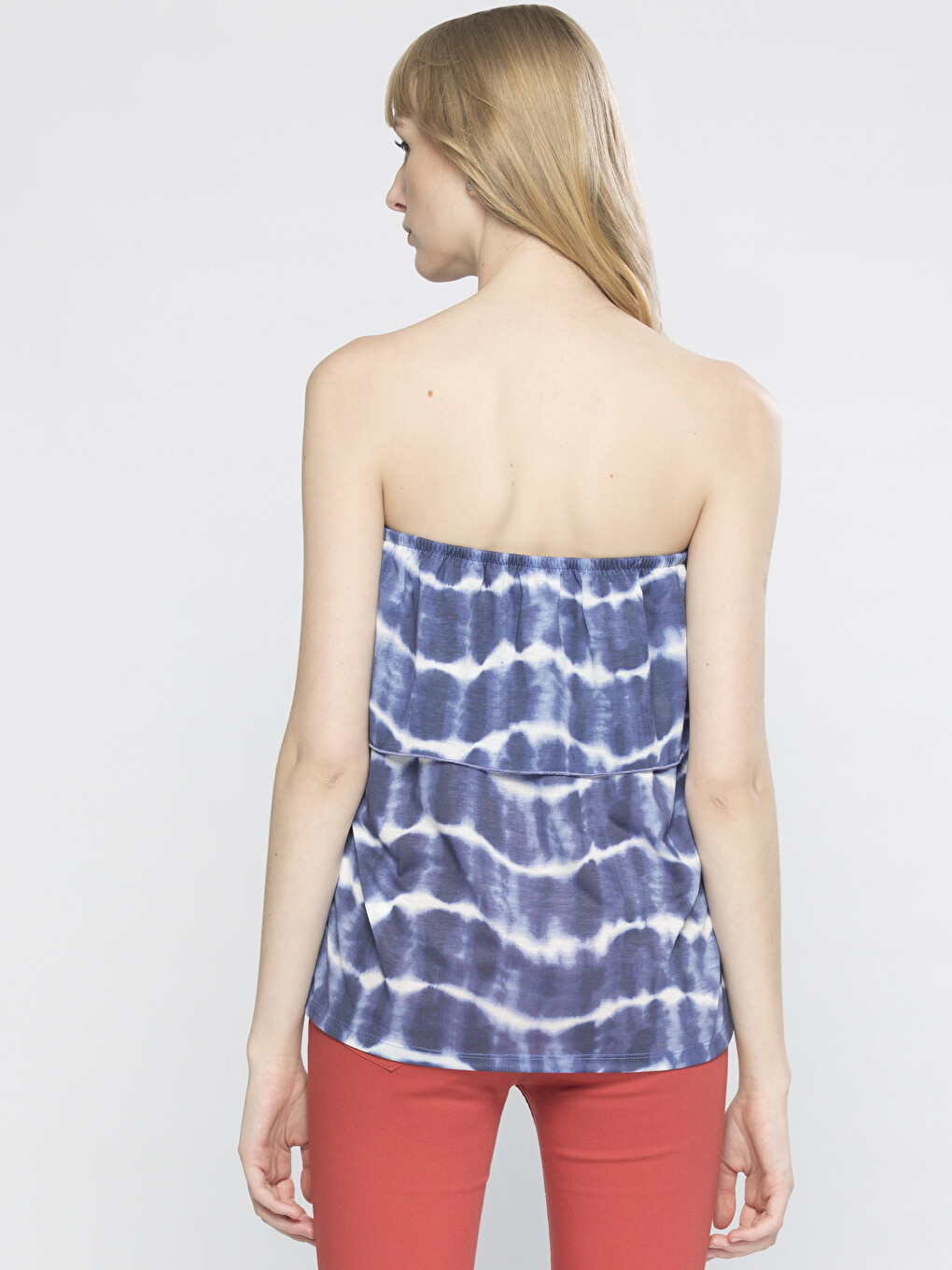 Woman Blue Tank Top-1