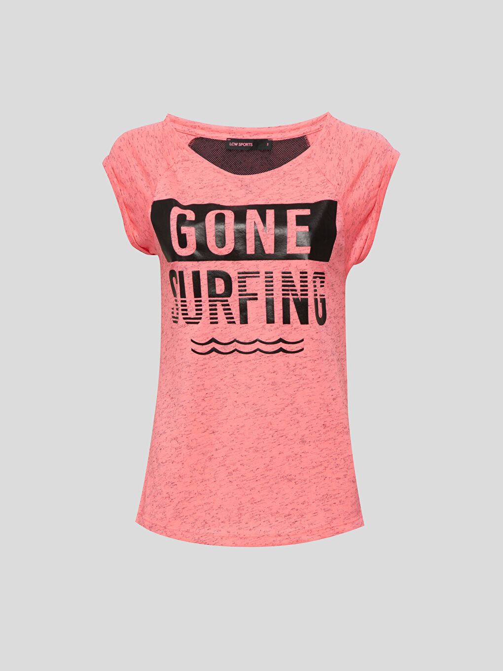 Neon Pembe Spor Tişört-3