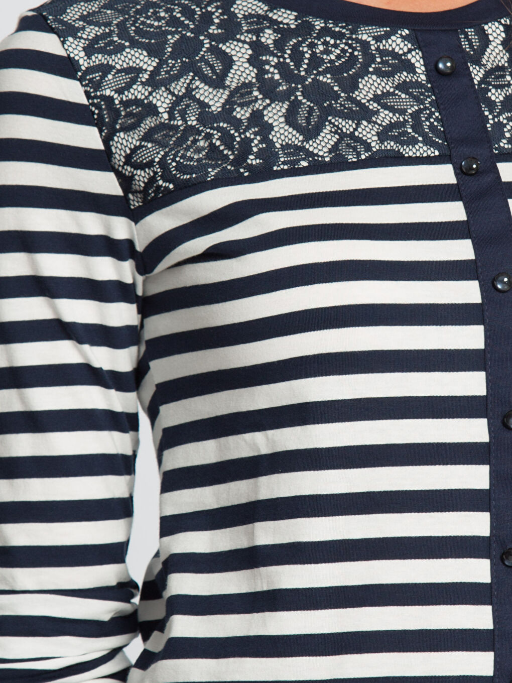 Beyaz-Açık Gri-Koyu Mavi Tişört-3