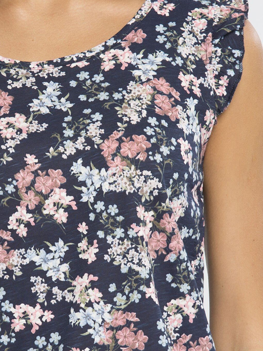 Lacivert Baskılı Atlet-3