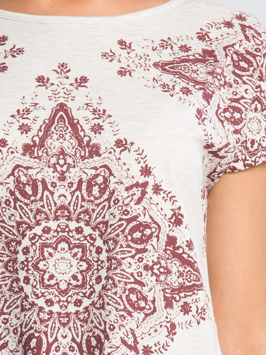 Bej Melanj Tişört-3