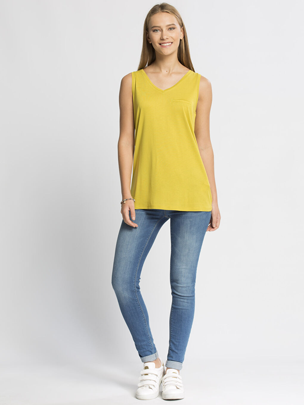 Débardeur VERT Femme-2