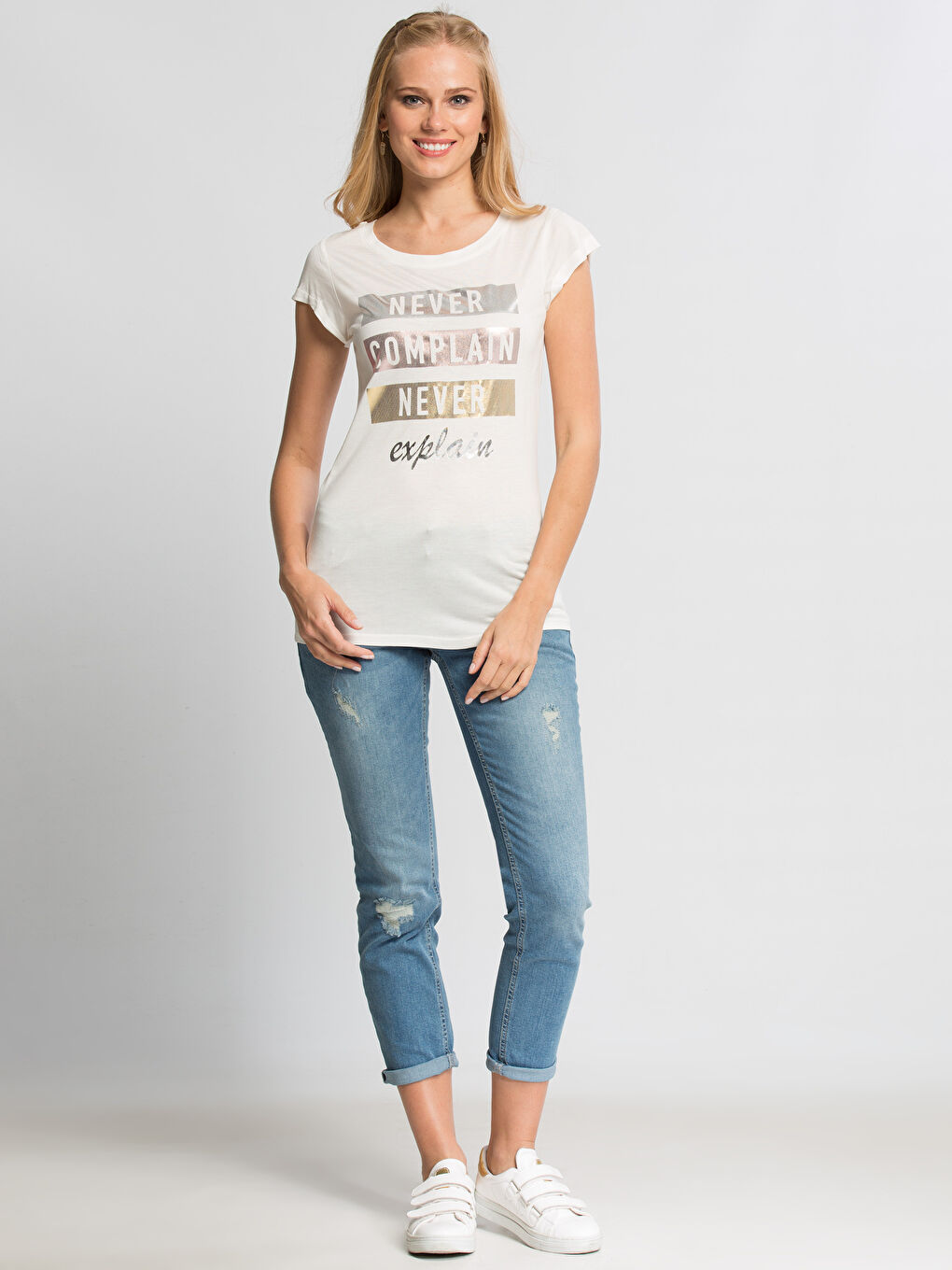 T-shirt ÉCROU Femme-2