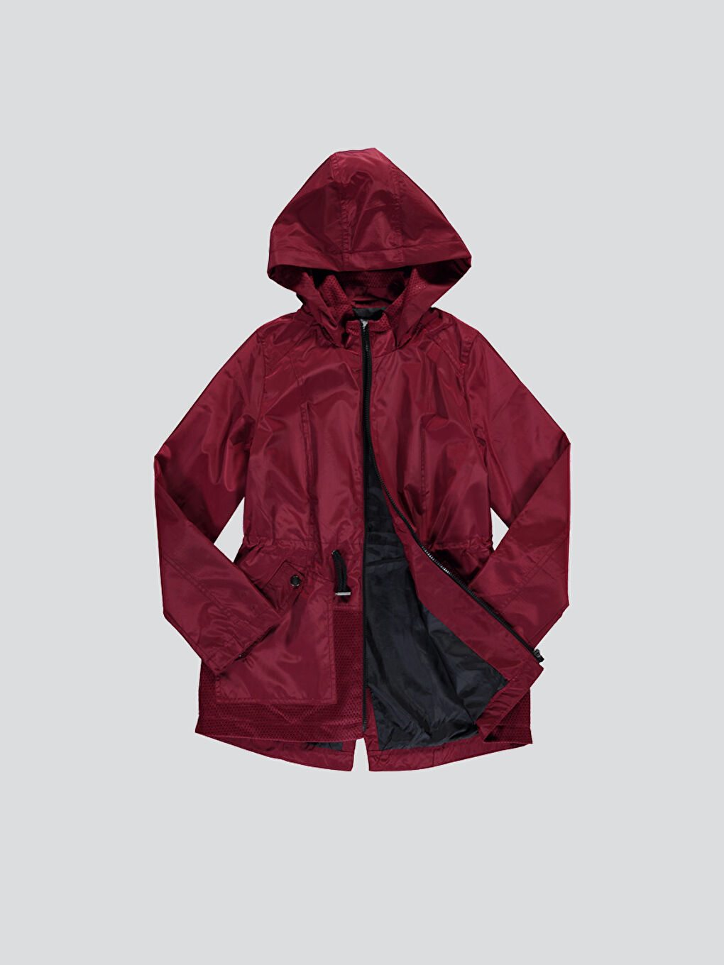 Zengin Kırmızı Yağmurluk-1