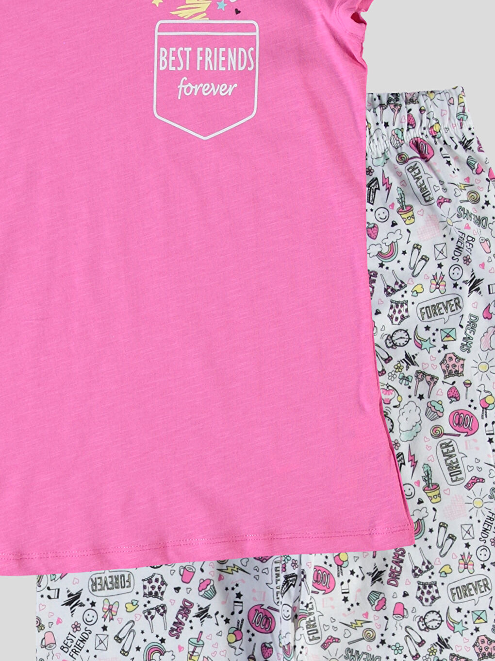 Pembe Pijama Takım-2