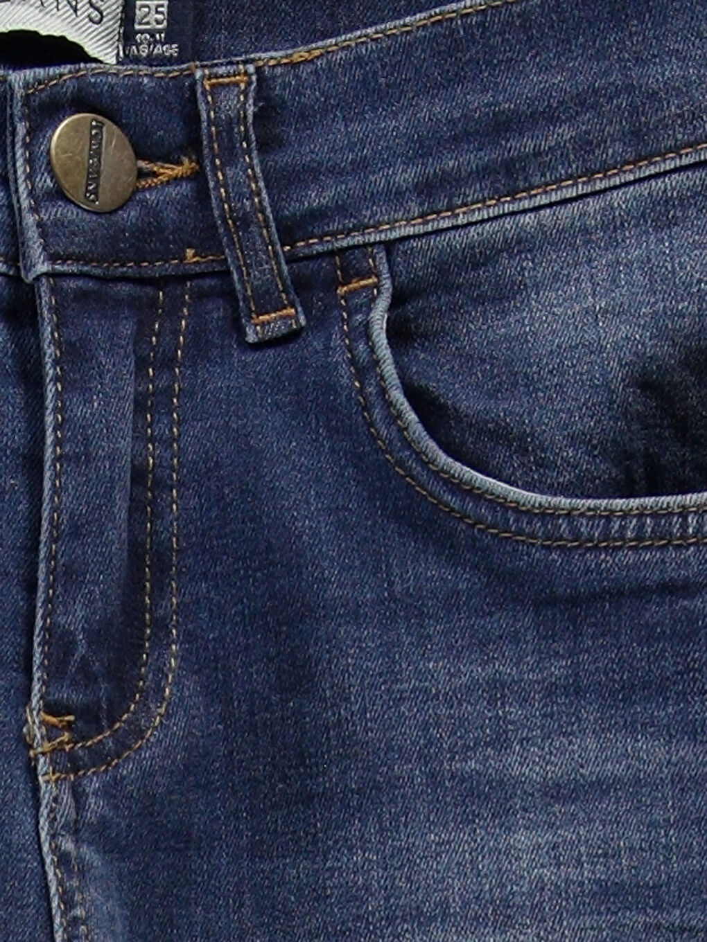 Orta İndigo Rodeo Jean Pantolon-2