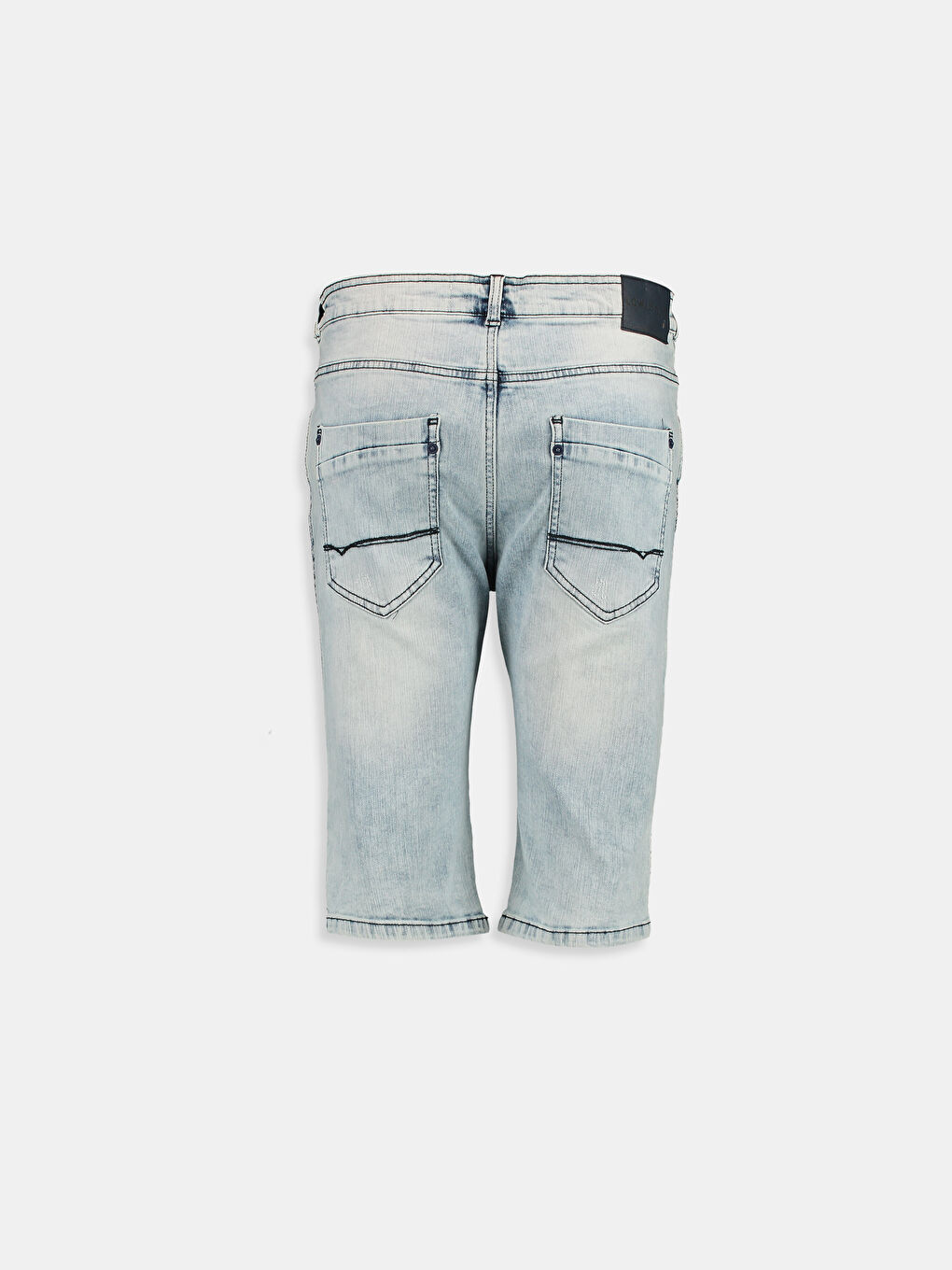 İndigo Jean Şort-1