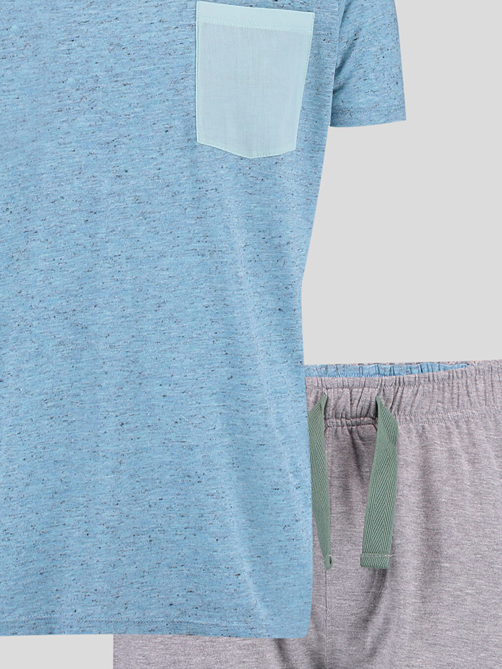 Siyah Baskılı Pijama Takım-2