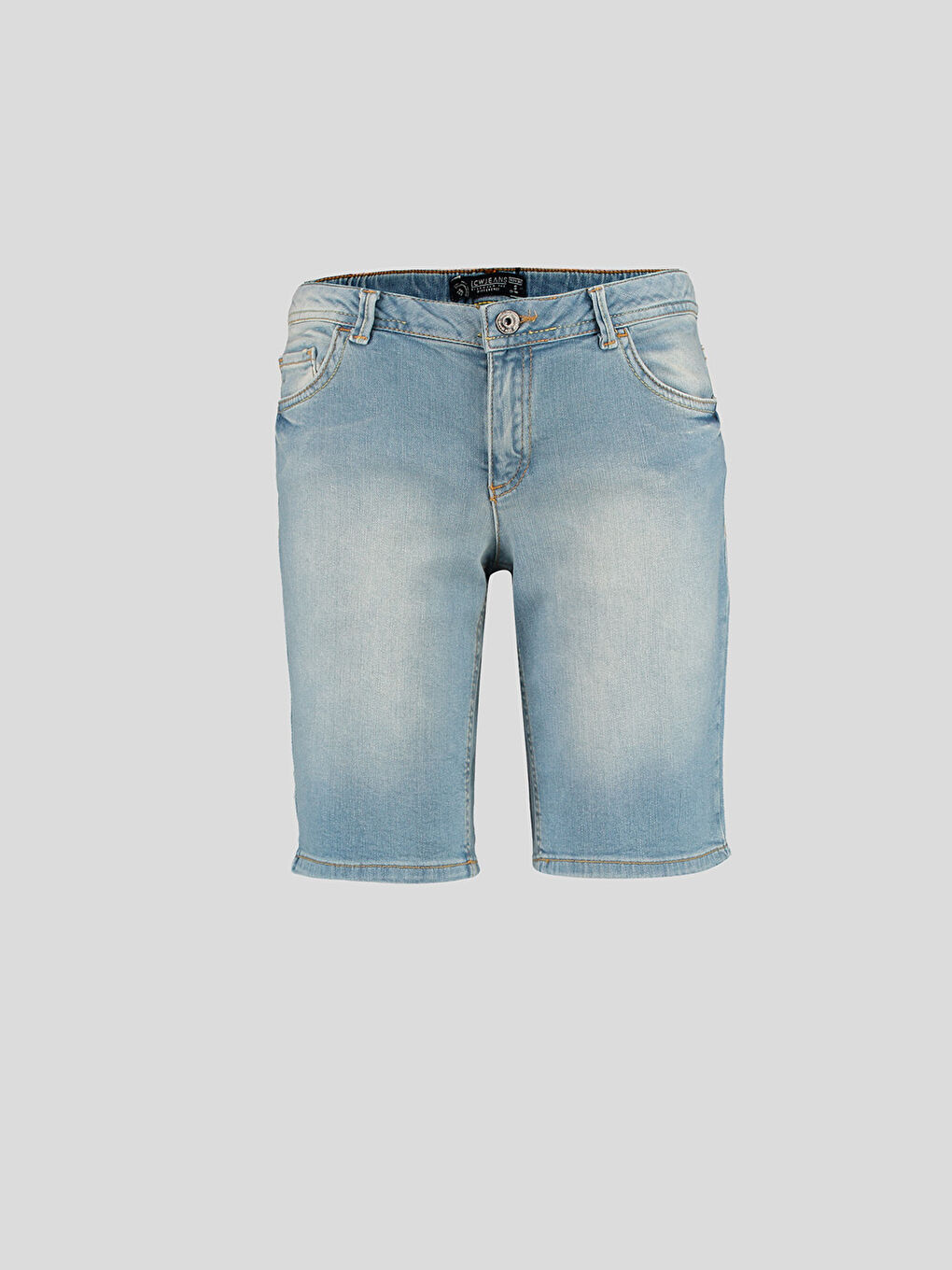 Orta İndigo Rodeo Jean Şort