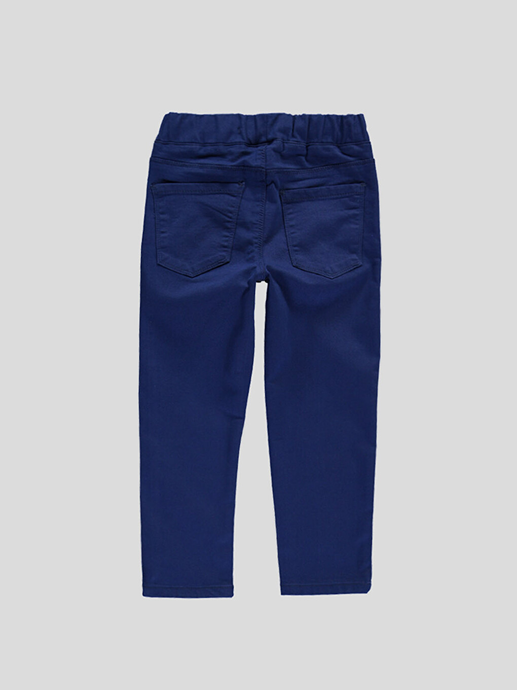 Woman Navy Capri Trousers-1