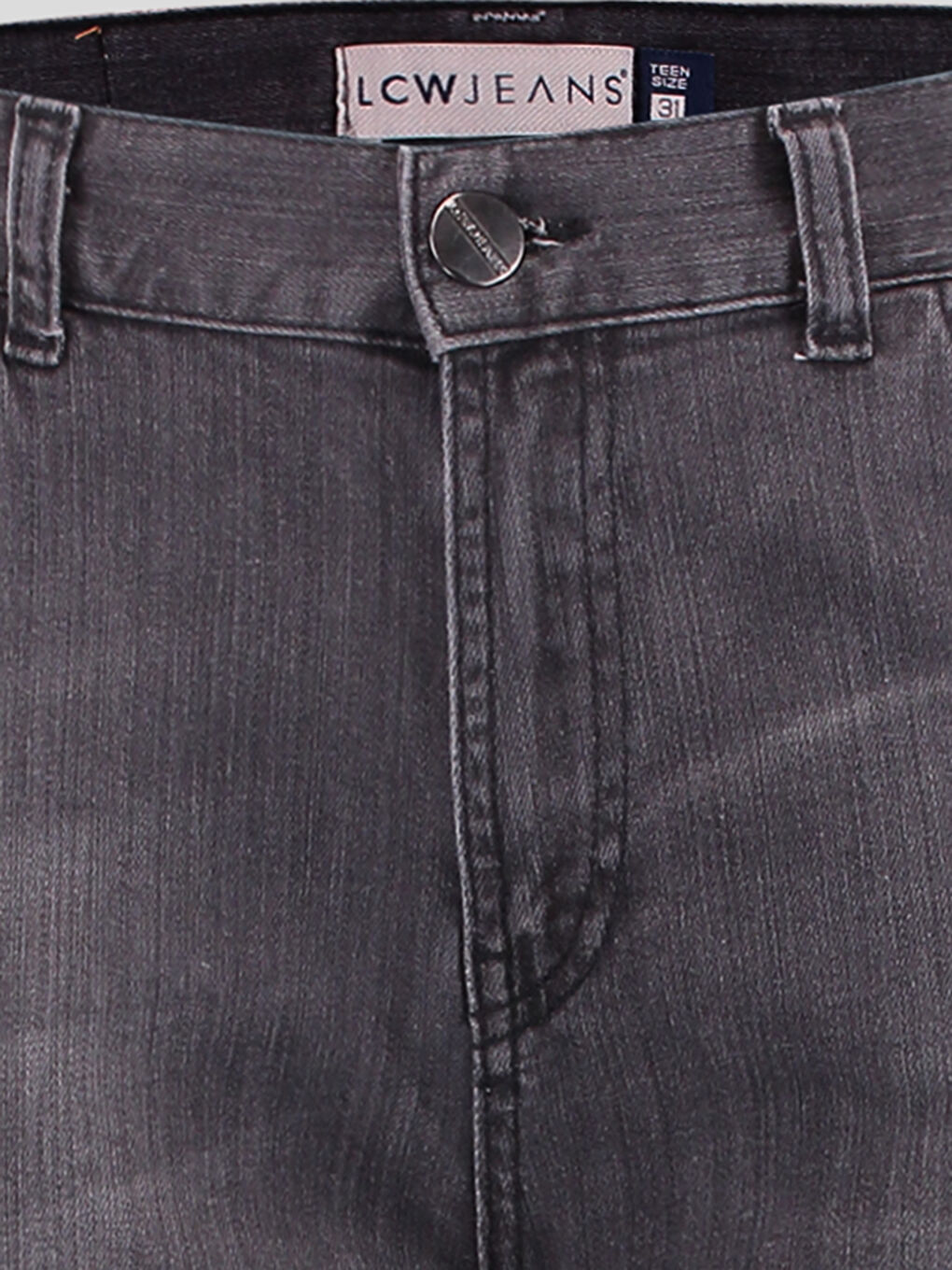 Gri Rodeo Jean Pantolon-2