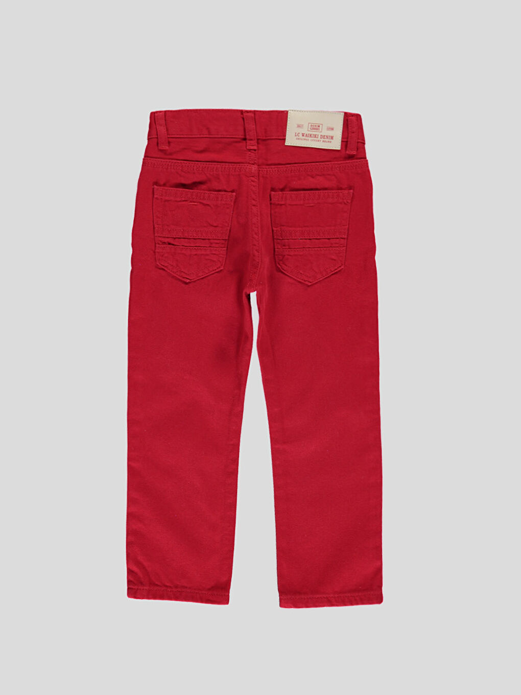 Unisex RED Jeans-1