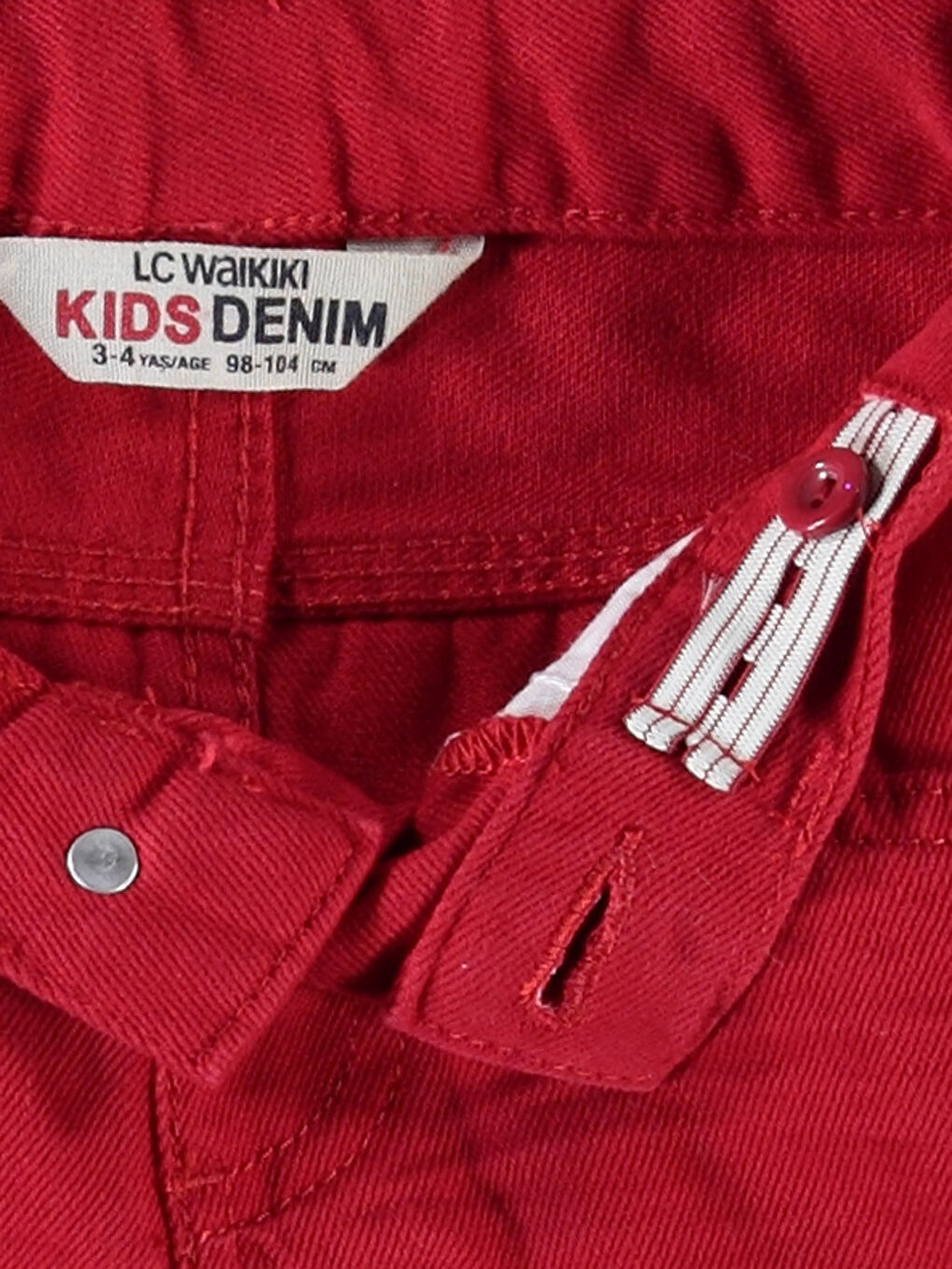 Unisex RED Jeans-2