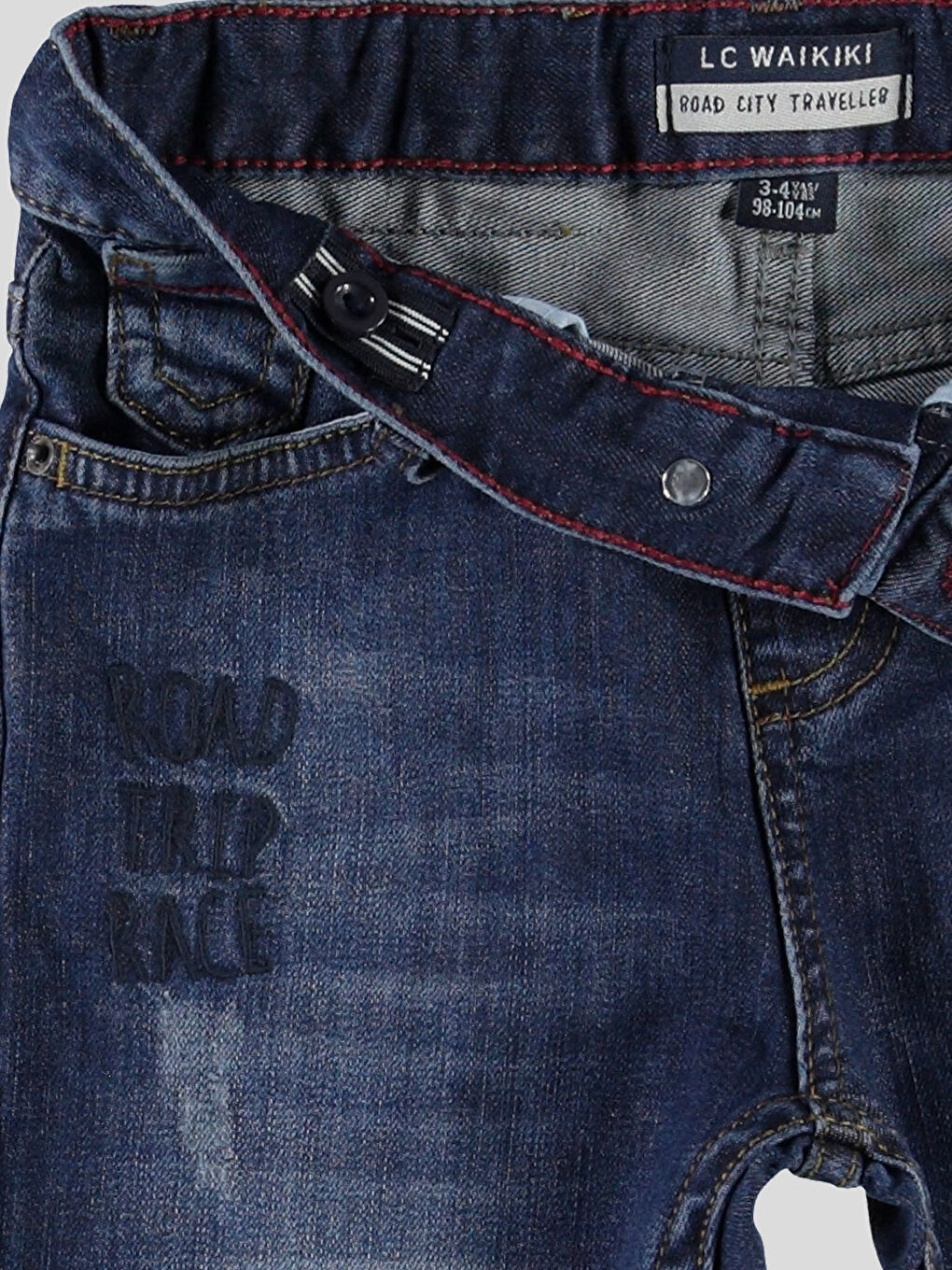 İndigo Koyu Rodeo Jean Pantolon-2