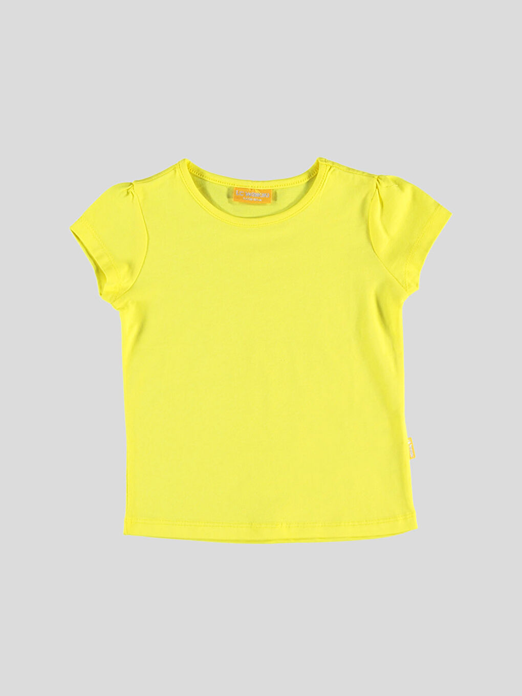 Девочки Жёлтый Футболка