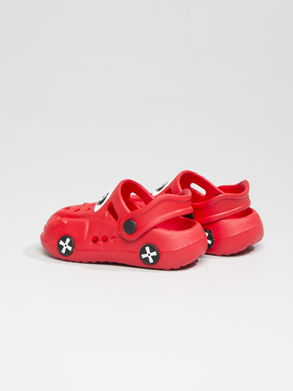Унисекс Красный Шлепанцы-2