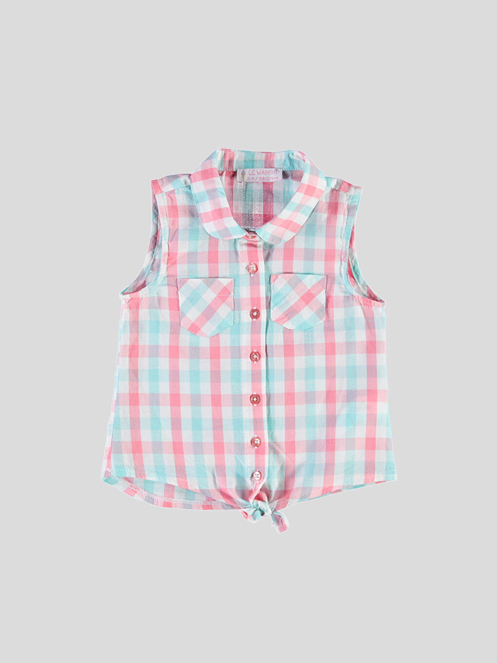 Turuncu Mercan Ekose Gömlek