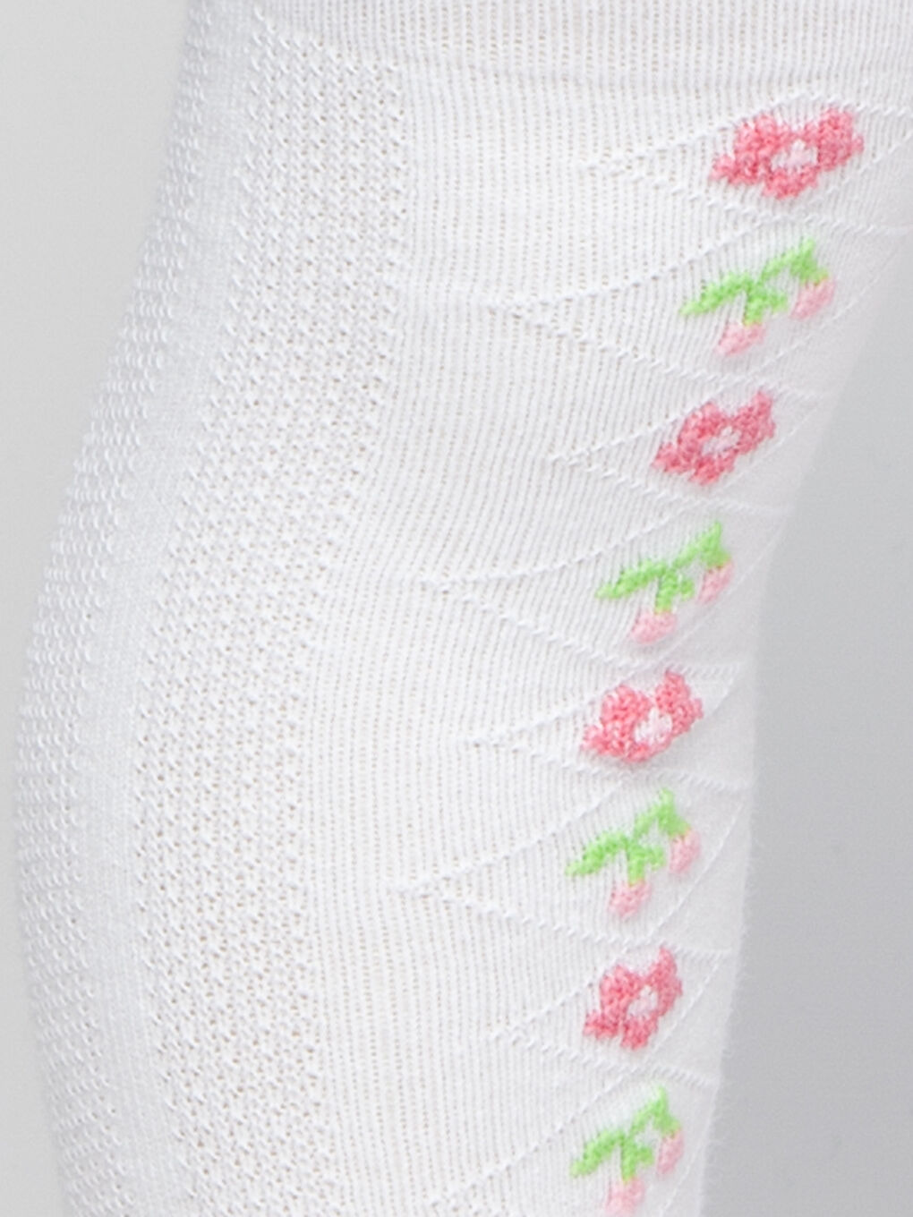 Ekru Külotlu Çorap-3