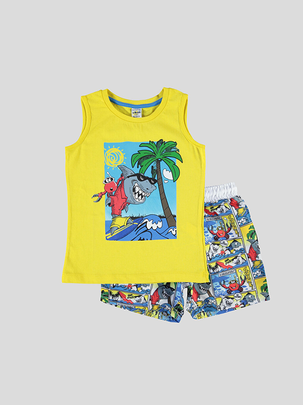 Unisex YELLOW Swimwear Set