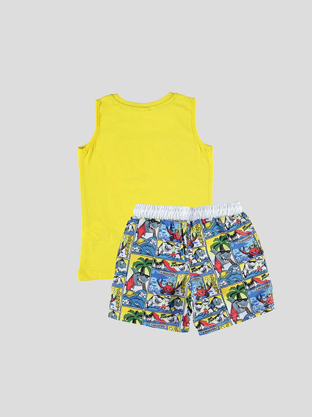 Unisex YELLOW Swimwear Set-1