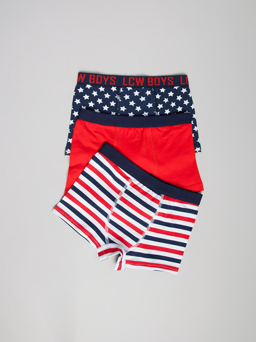 Lacivert Baskılı Boxer