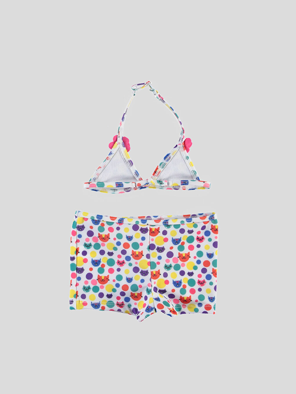 Lacivert Baskılı Bikini-1