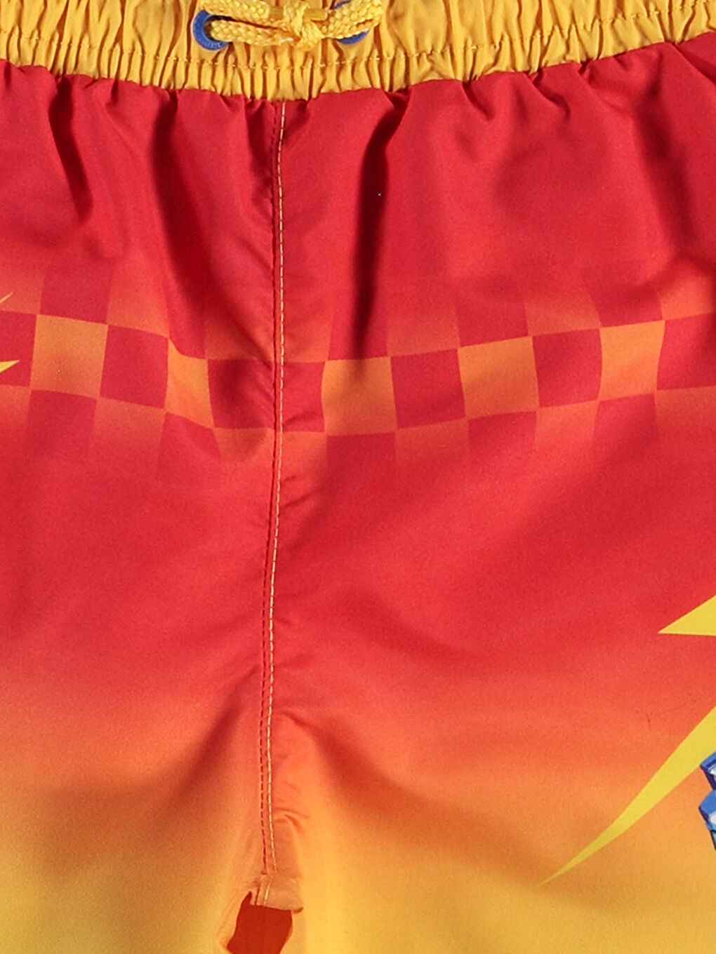 Sarı Baskılı Yüzme Şort-2