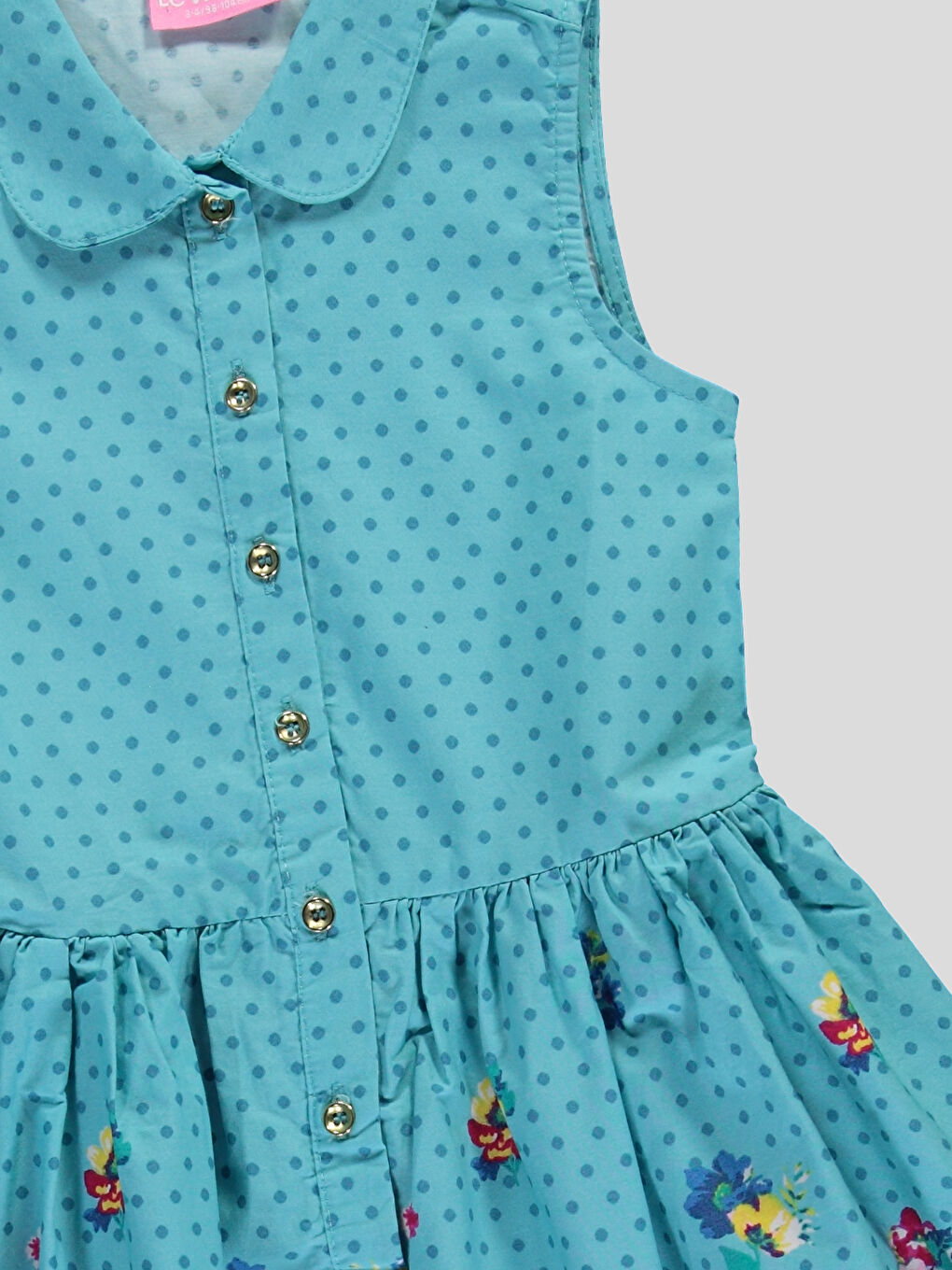 LCW Kids Mädchen GRÜN Kleid -6Y5839Z4-629