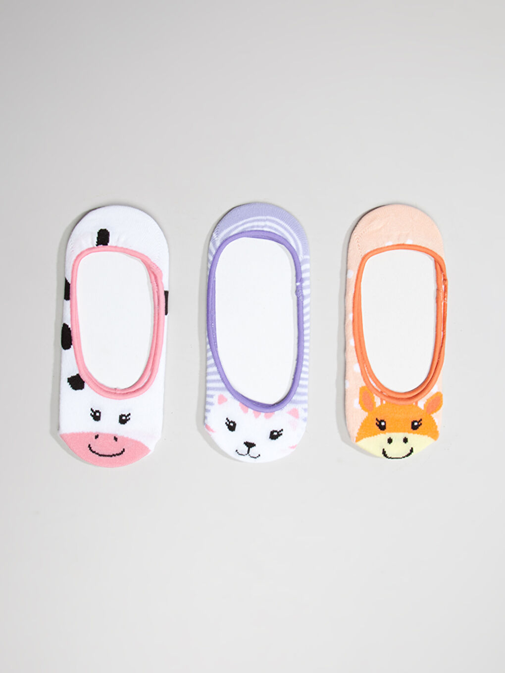 Karışık Renk İpliği Boyalı Babet Çorap