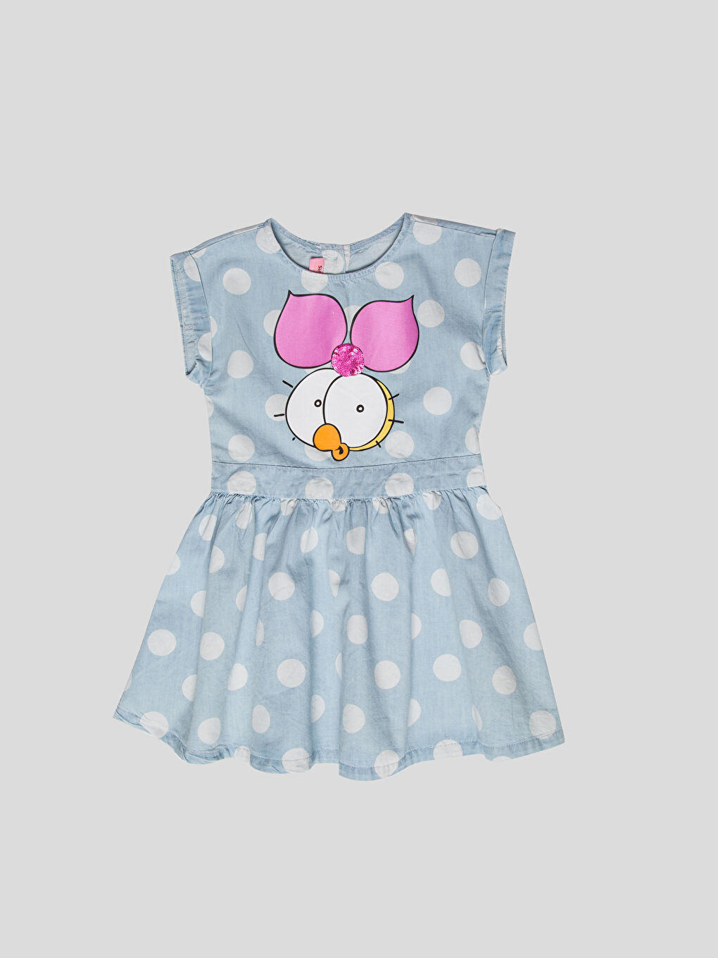 Açık İndigo Rodeo Elbise-2