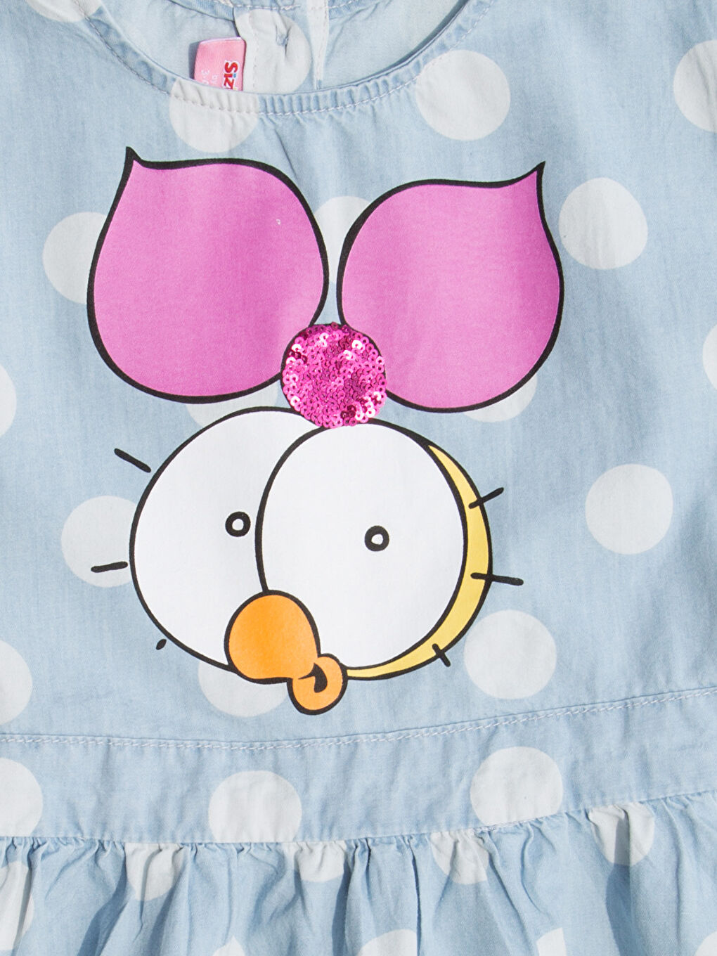 Açık İndigo Rodeo Elbise-3