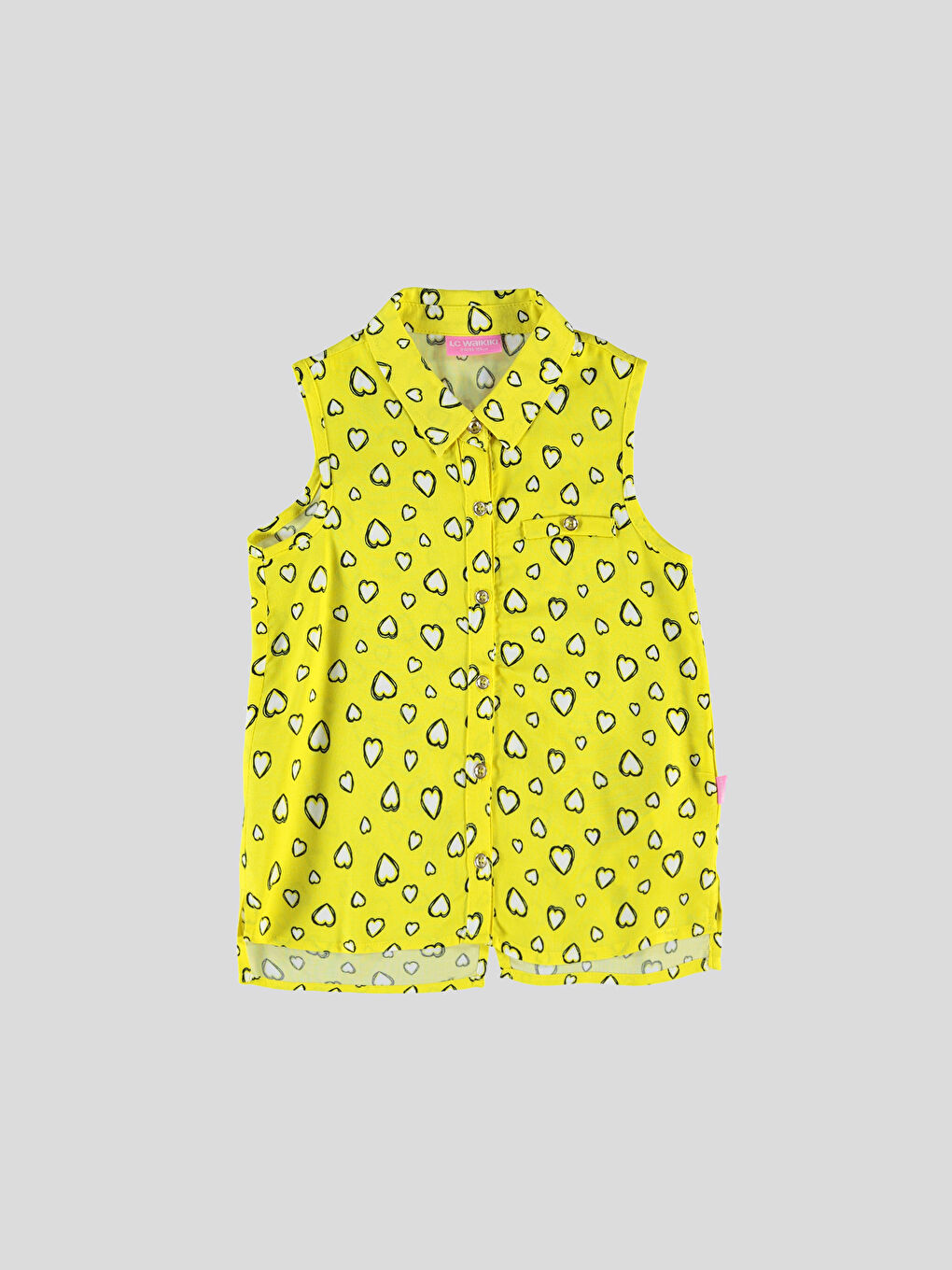 Sarı Baskılı Gömlek