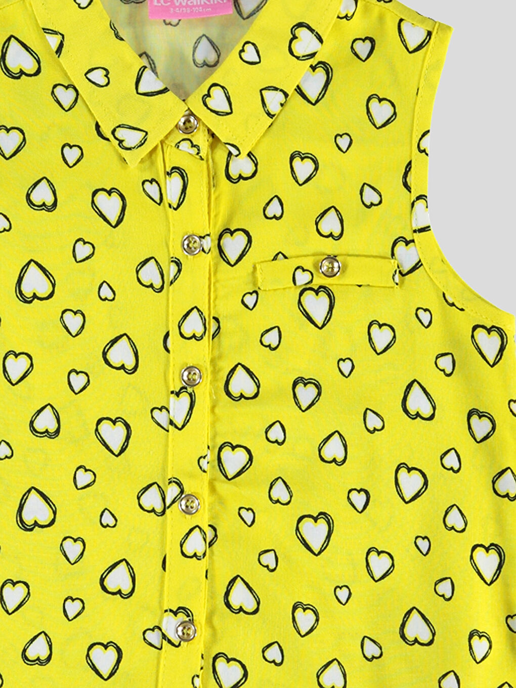 Sarı Baskılı Gömlek-2