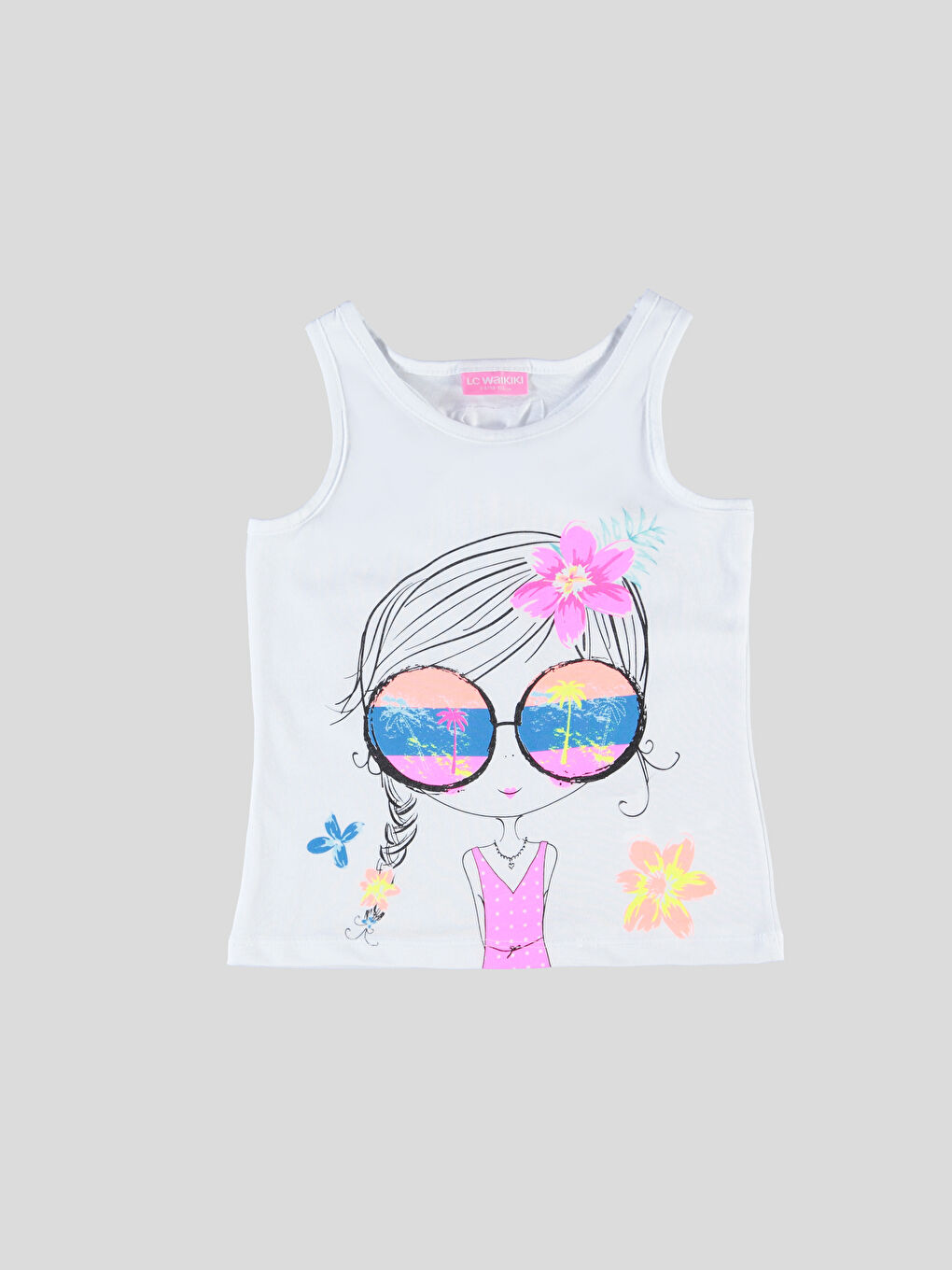 Girl ECRU Tank Top