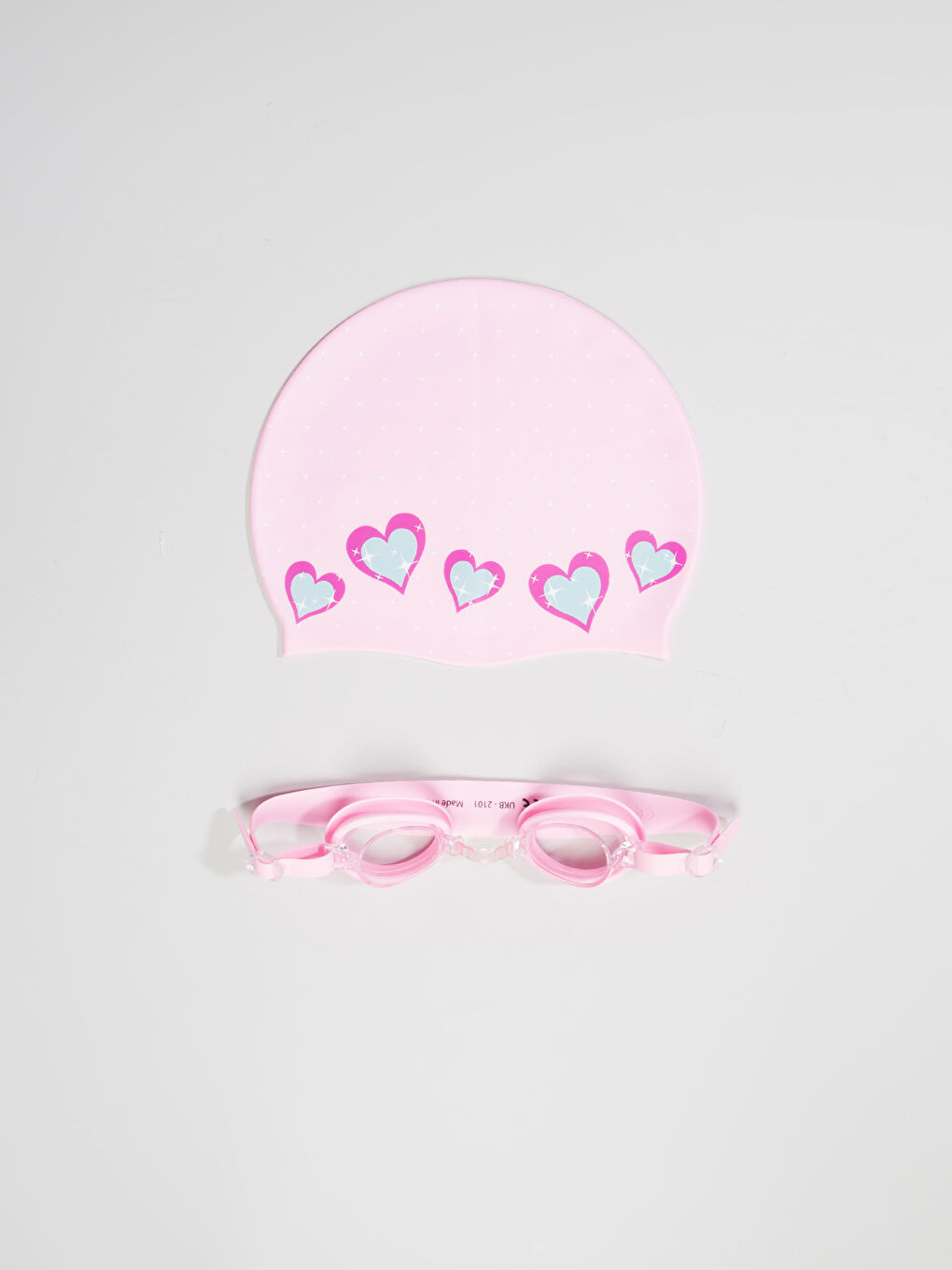 Girl PINK Swimming Cap-4