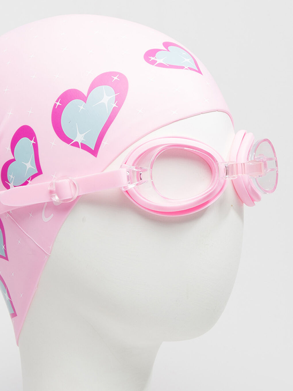 Girl PINK Swimming Cap-5