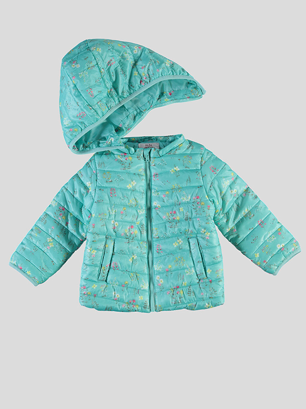 Baby-Mädchen BLAU Mantel-2