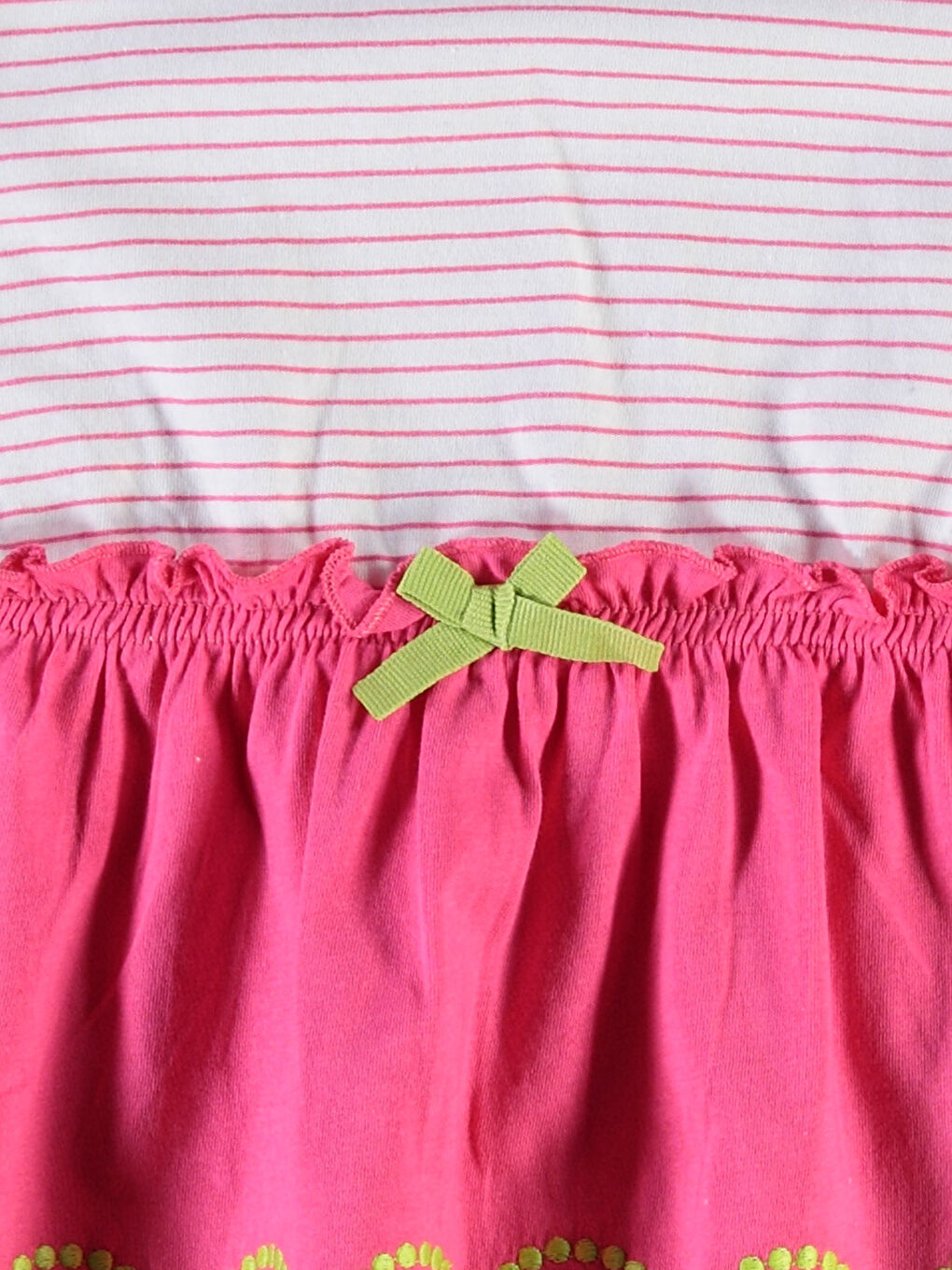 Ekru-Fuşya Elbise-2