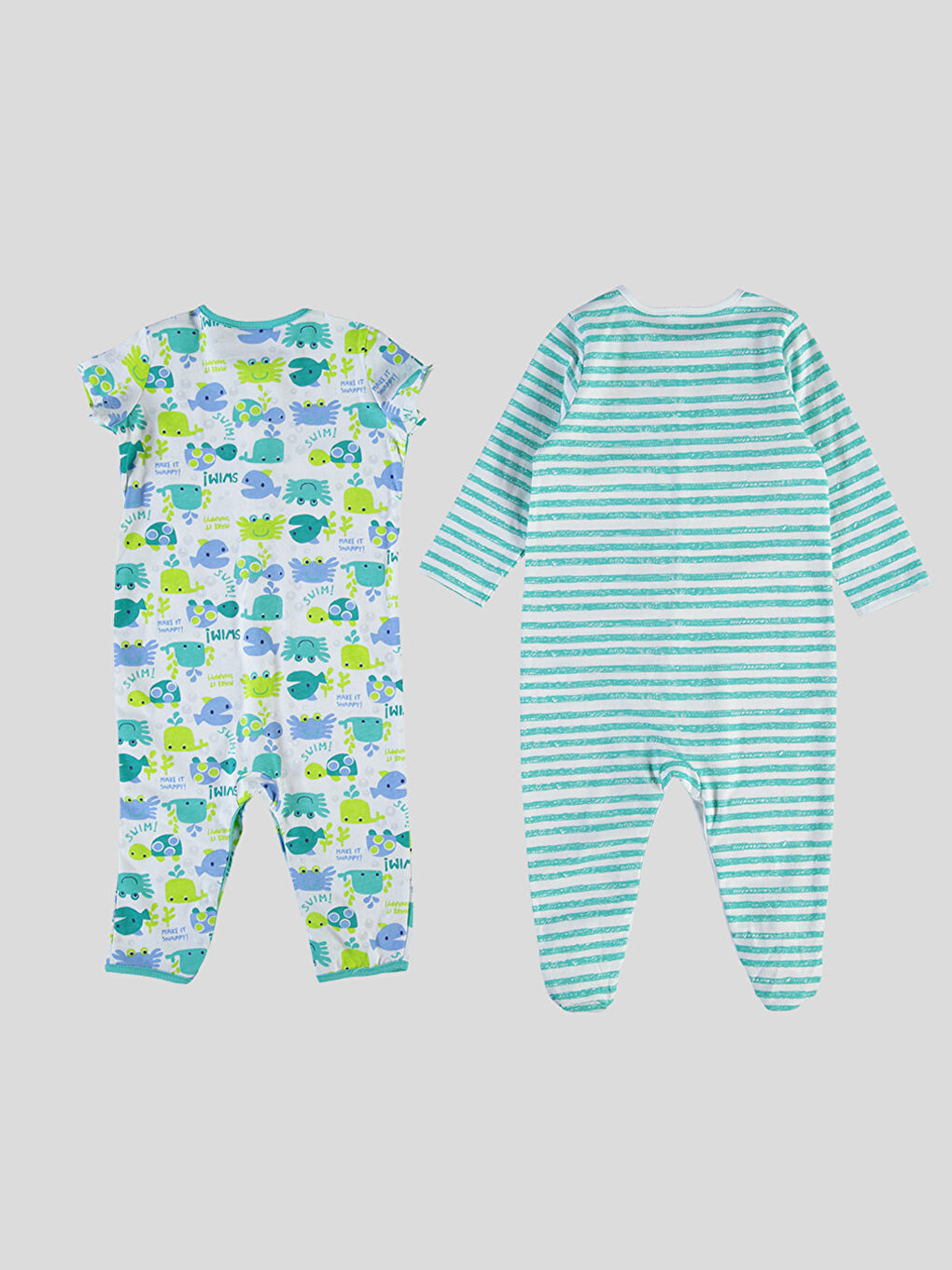 Beyaz-Pembe-Açık Kahverengi Tulum-1