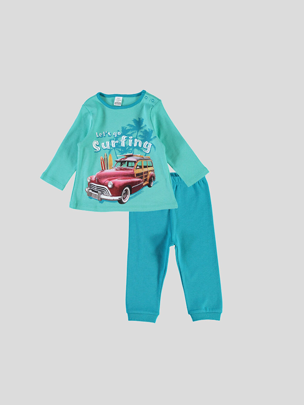 A.Nane Yeşil Pijama Takım