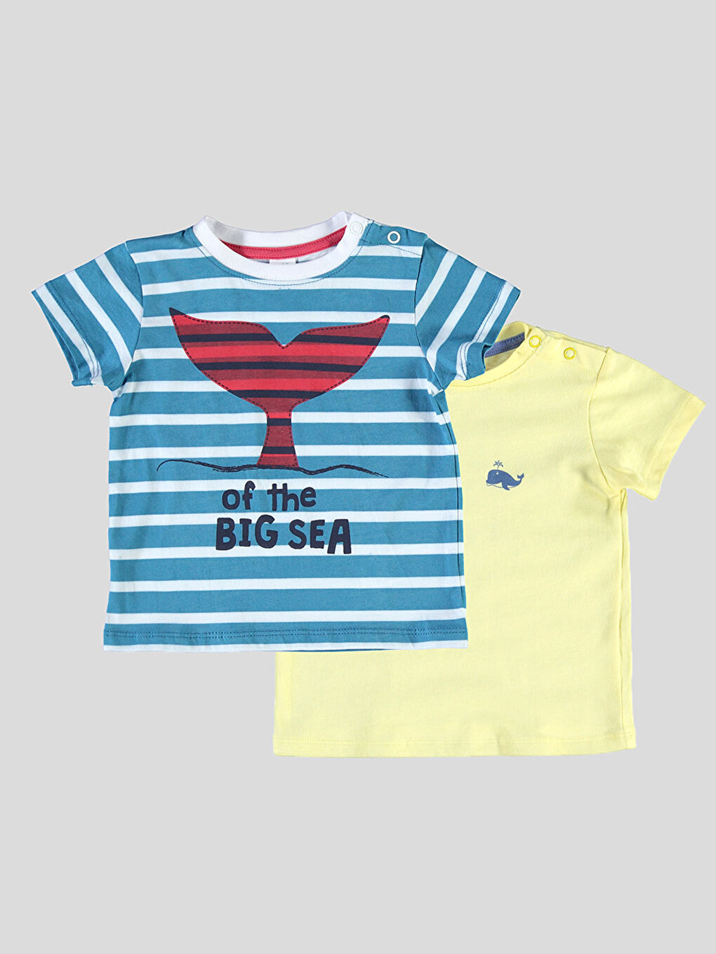 K.Mavi Çizgili Tişört