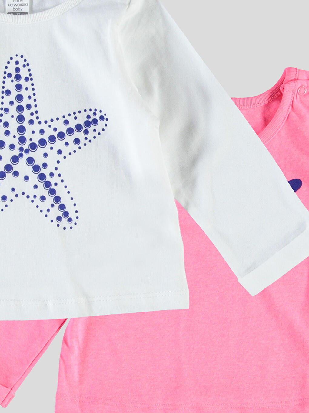 T-shirt pour Bébés Filles à Col Rond-1