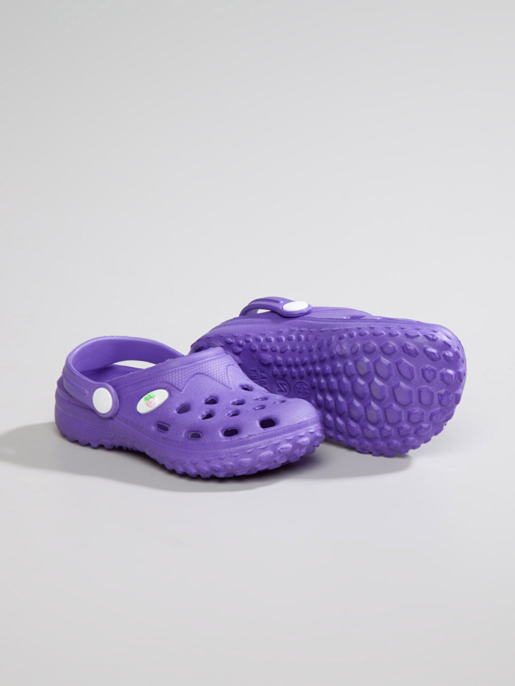 حذاء مفتوح بنفسجى طفلة صغيرة-1