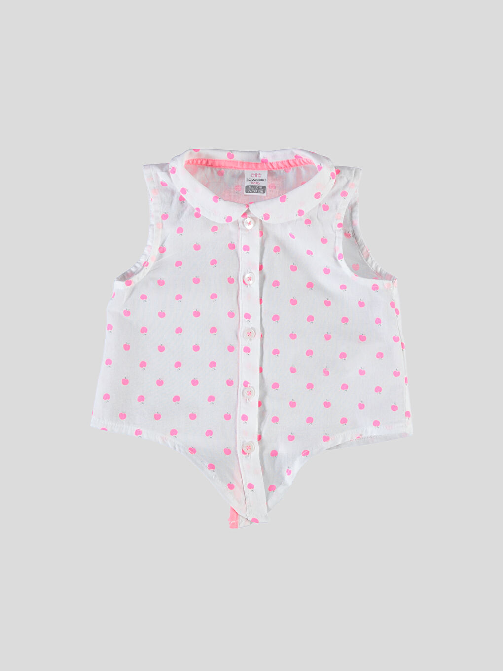 Beyaz Baskılı Bluz