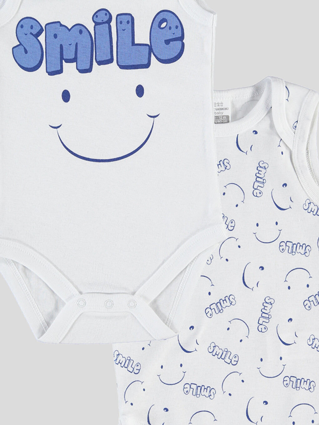 Unisex White Bodysuit-1
