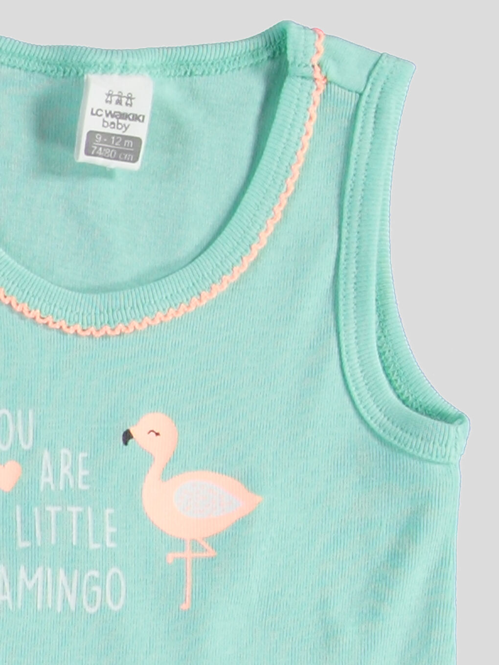 Baby Girl TURQUOISE Bodysuit-2