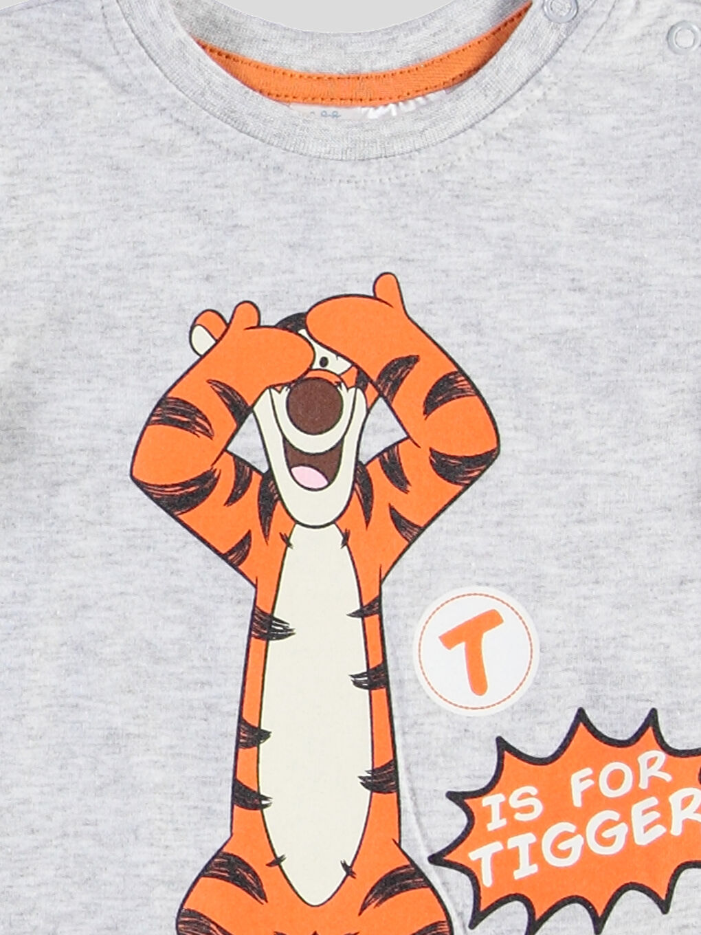 Gri Melanj Tişört-1