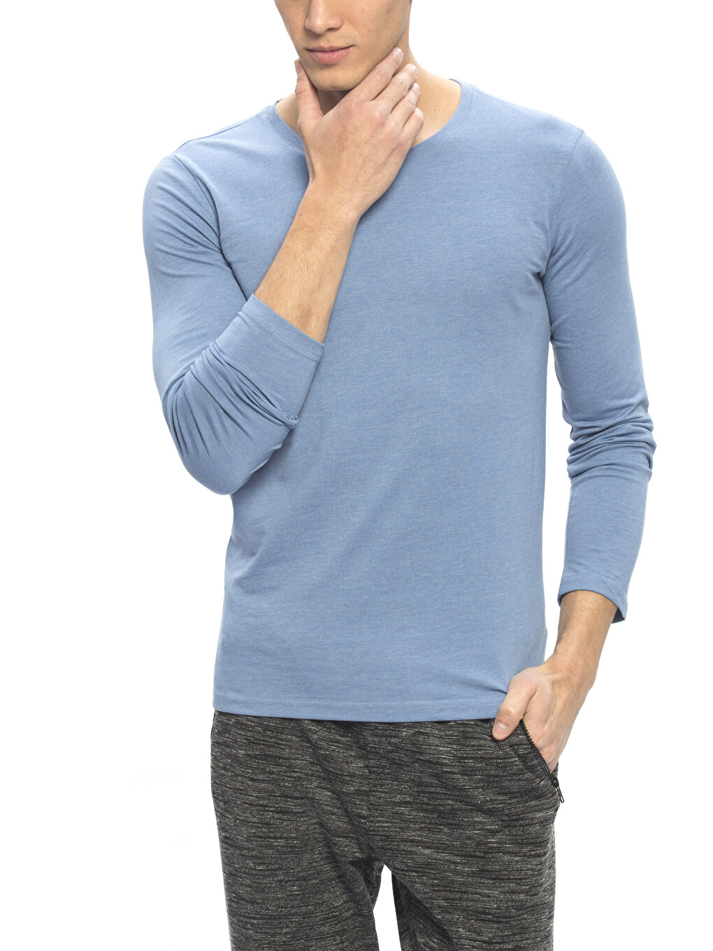 Man Blue Vest