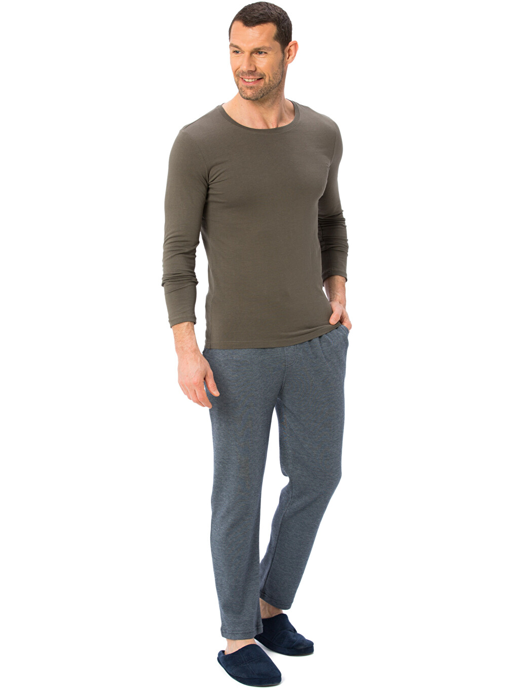 Man Khaki Vest-2